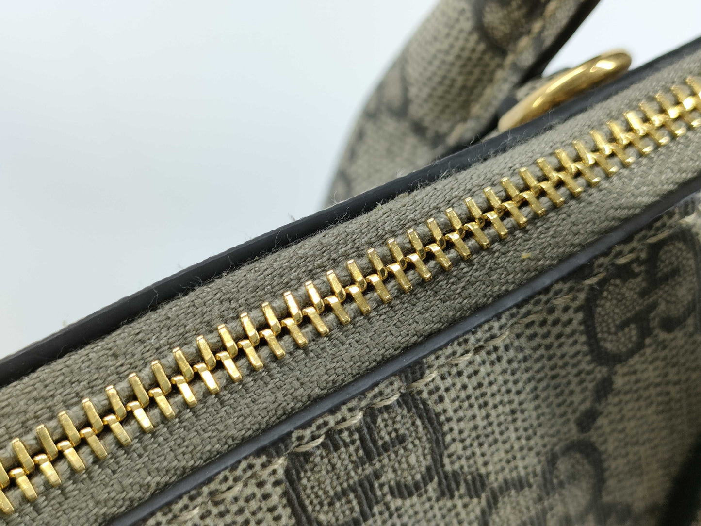 GUCCI GG Supreme Gucci & Balenciaga Hacker Ville Small Bag Beige Shoulder/Handbag Handbag