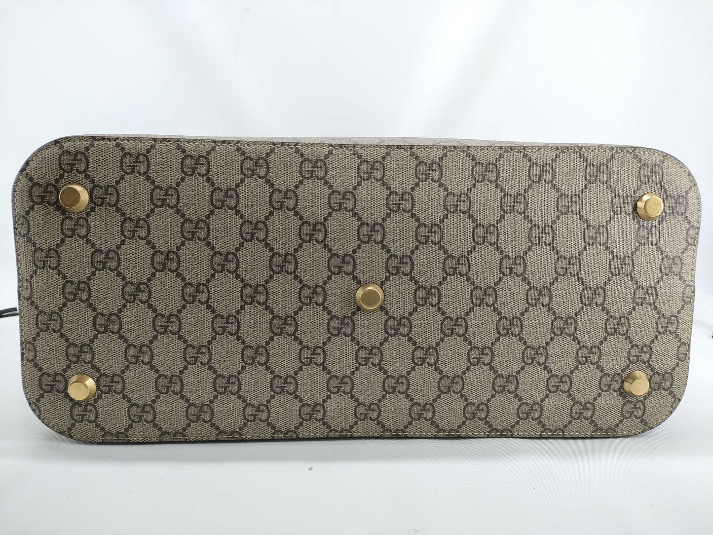 GUCCI GG Supreme Gucci & Balenciaga Hacker Ville Small Bag Beige Shoulder/Handbag Handbag