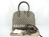 GUCCI GG Supreme Gucci & Balenciaga Hacker Ville Small Bag Beige Shoulder/Handbag Handbag