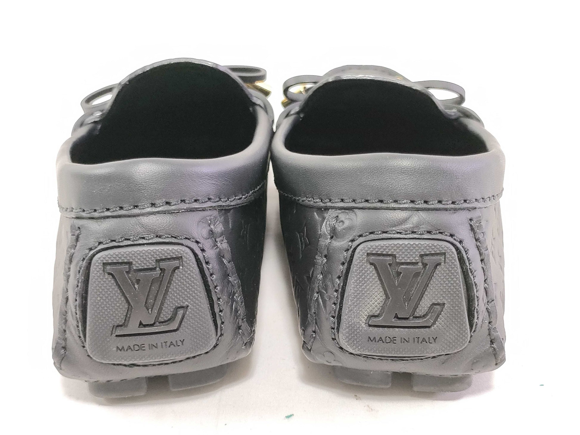 LOUIS VUITTON LV Empreinte Gloria Flat Loafers Black Size 36 L FA0223 Loafers