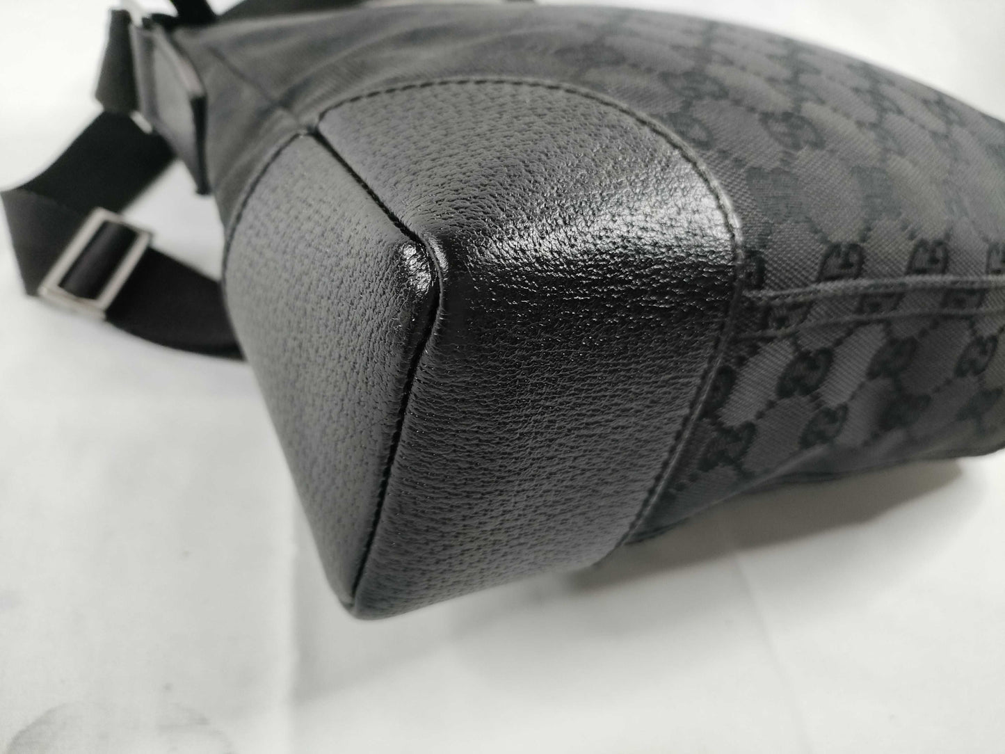 GUCCI GG Canvas Shoulder Bag, Black, 114273/001998, W27cm, Shoulder Bag