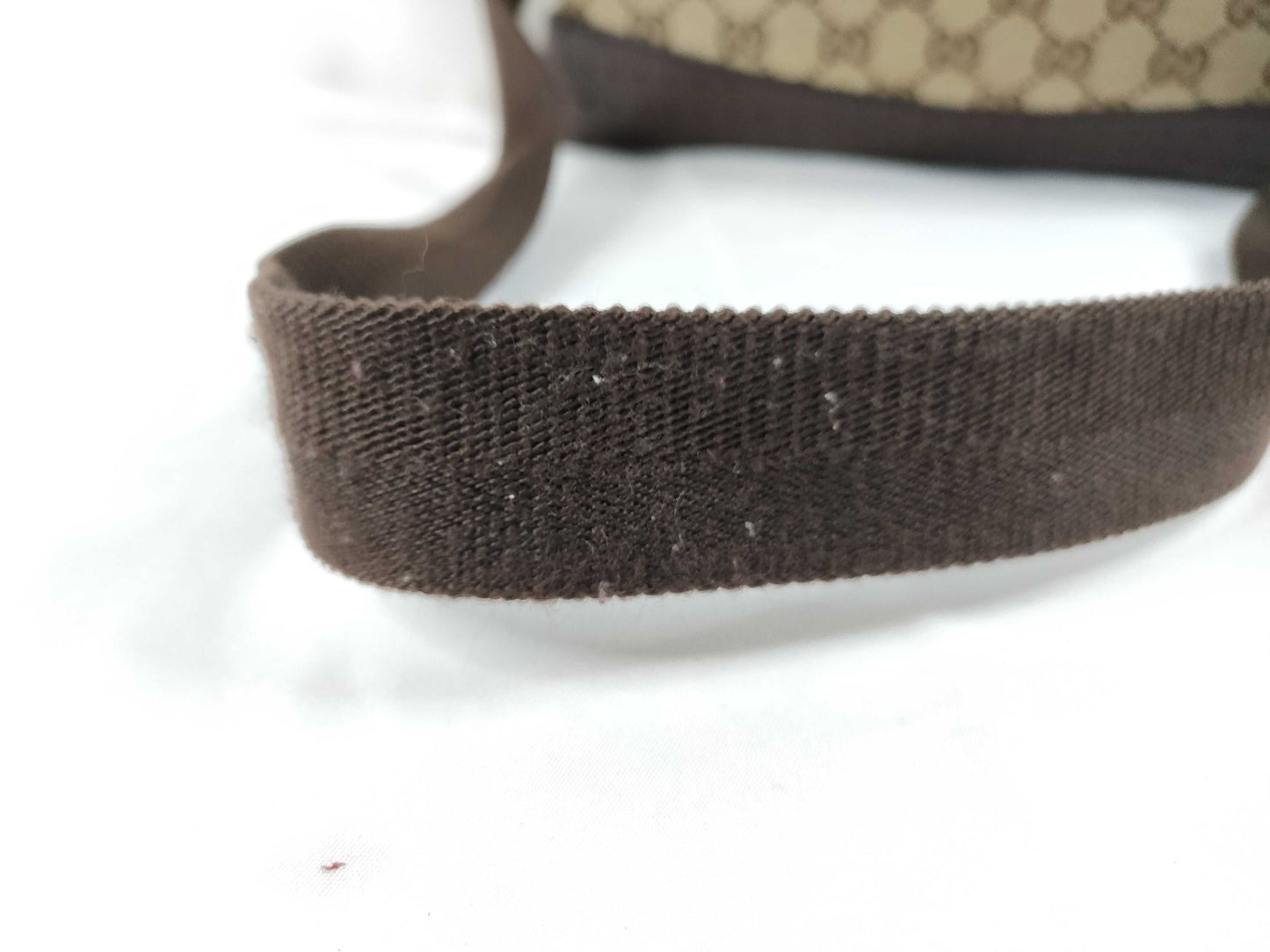 GUCCI GG Canvas Shoulder Bag, Brown/Beige, 145857, W30cm, Shoulder Bag