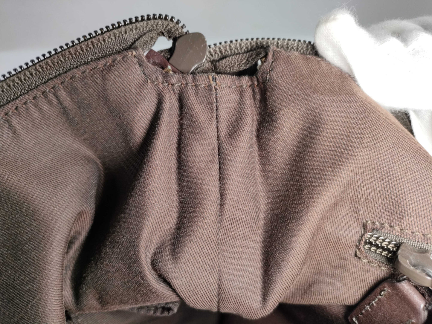 GUCCI GG Canvas Shoulder Bag, Brown/Beige, 145857, W30cm, Shoulder Bag