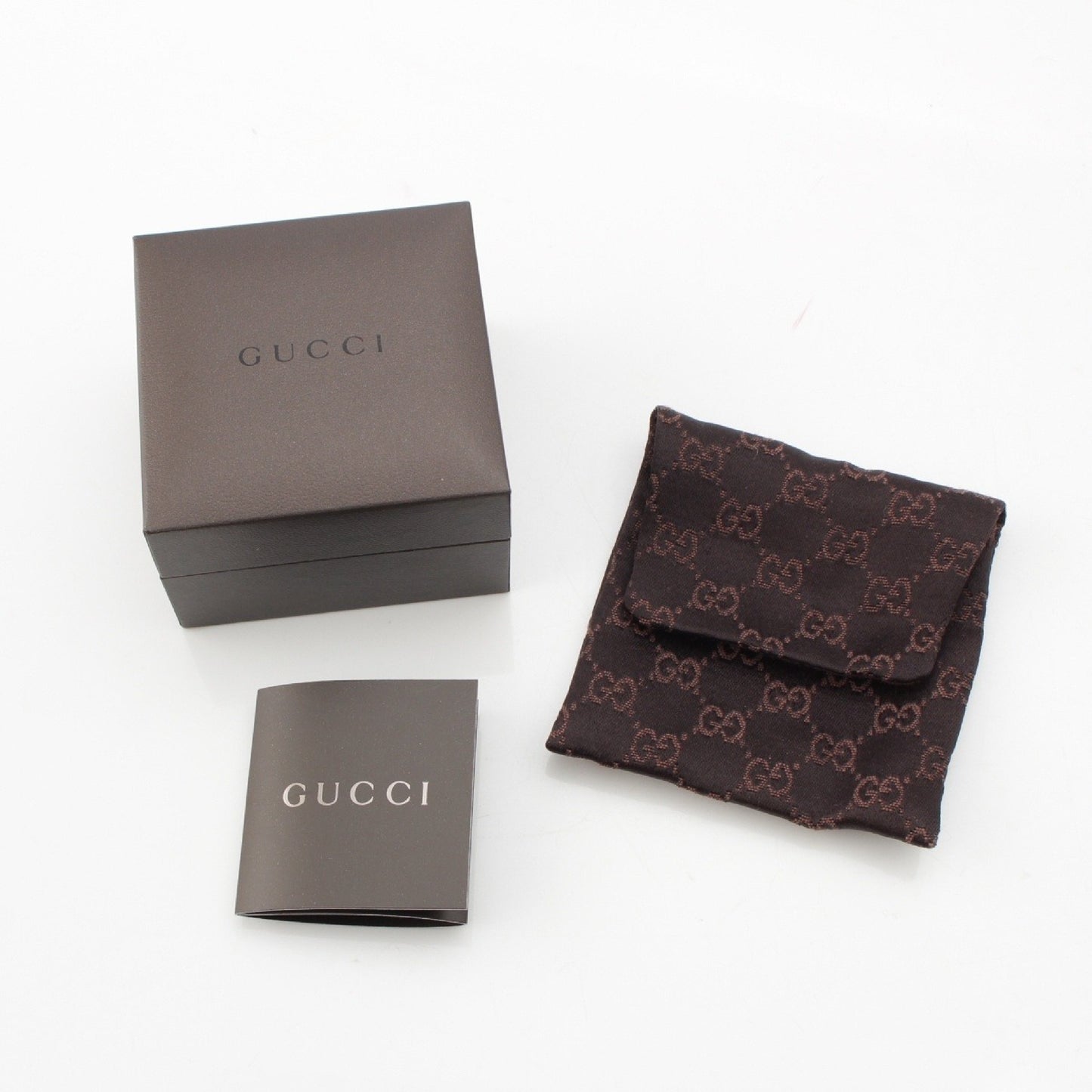 GUCCI G Logo Round Ring, 925 Silver, 9.4g