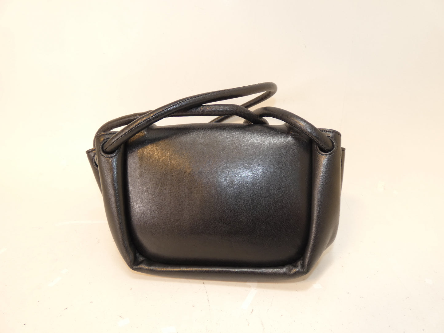BOTTEGA VENETA Black Leather Big Small Shoulder Bag