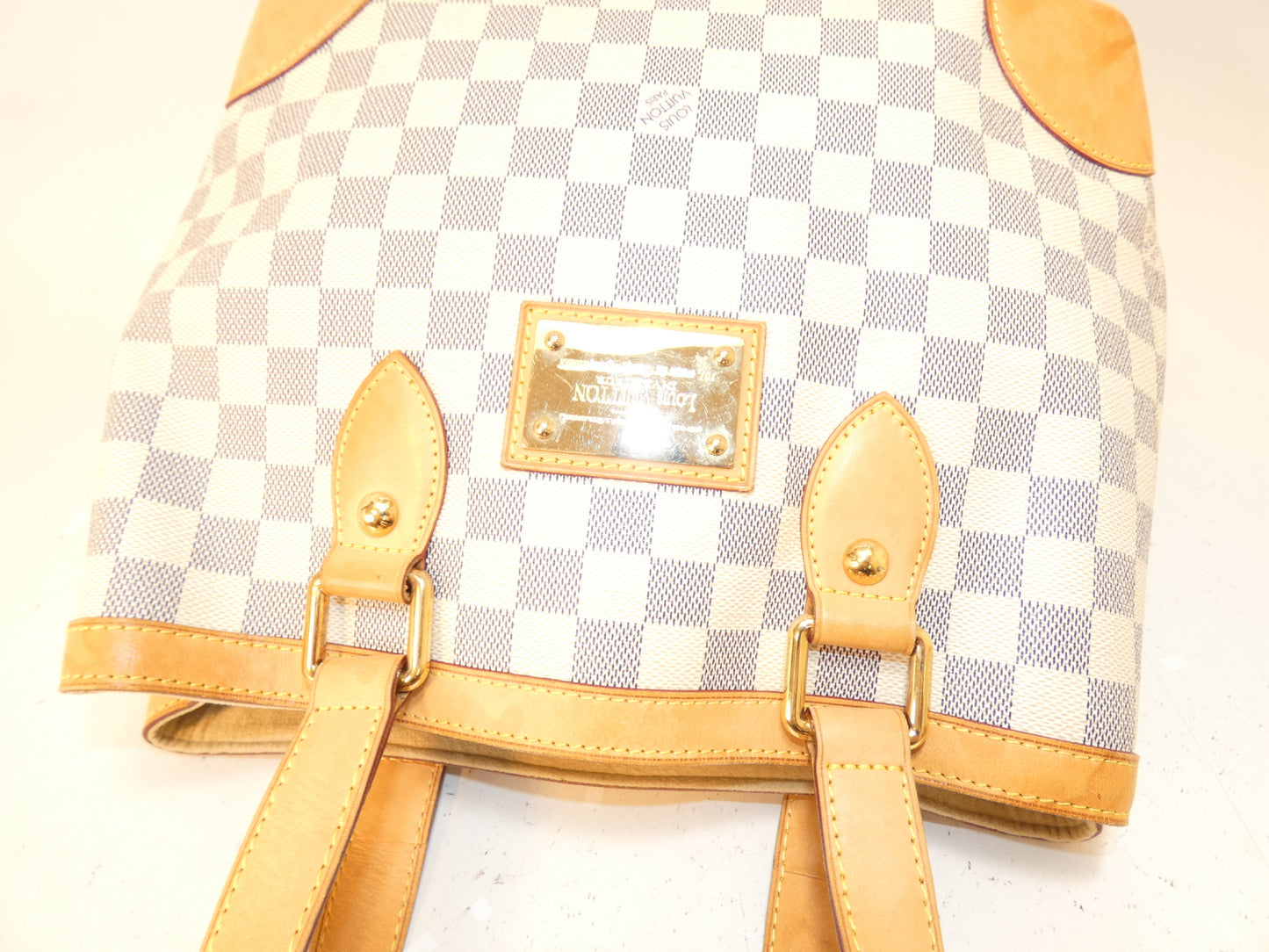 LOUIS VUITTON Azur Hampstead Tote Handbag