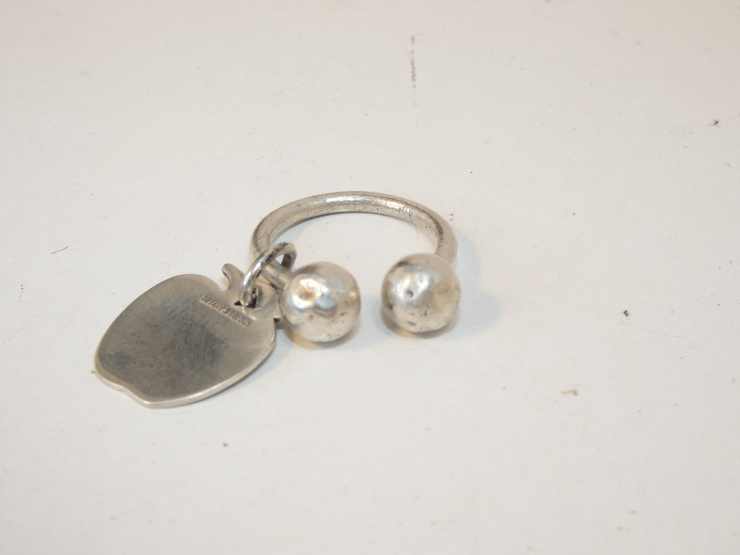 Tiffany & Co. Return to Tiffany Apple 925 Key Ring Key Case Key Holder