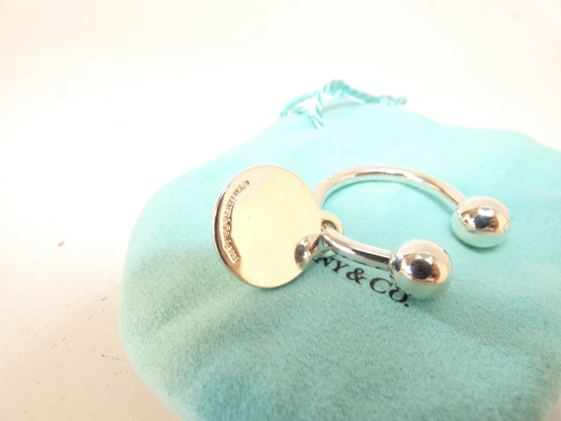 Tiffany & Co. Return to Tiffany Circle 925 Key Ring Key Case Key Holder