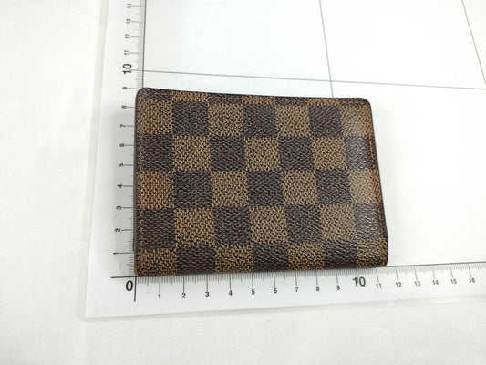LOUIS VUITTON Damier LV Damier Pass Case Card Case, Pass Case, Business Card Case