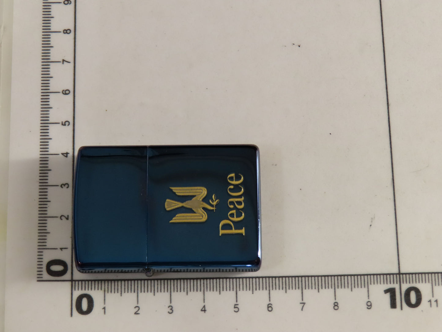 ZIPPO ZippoPeace Blue Titanium Coated Lighter