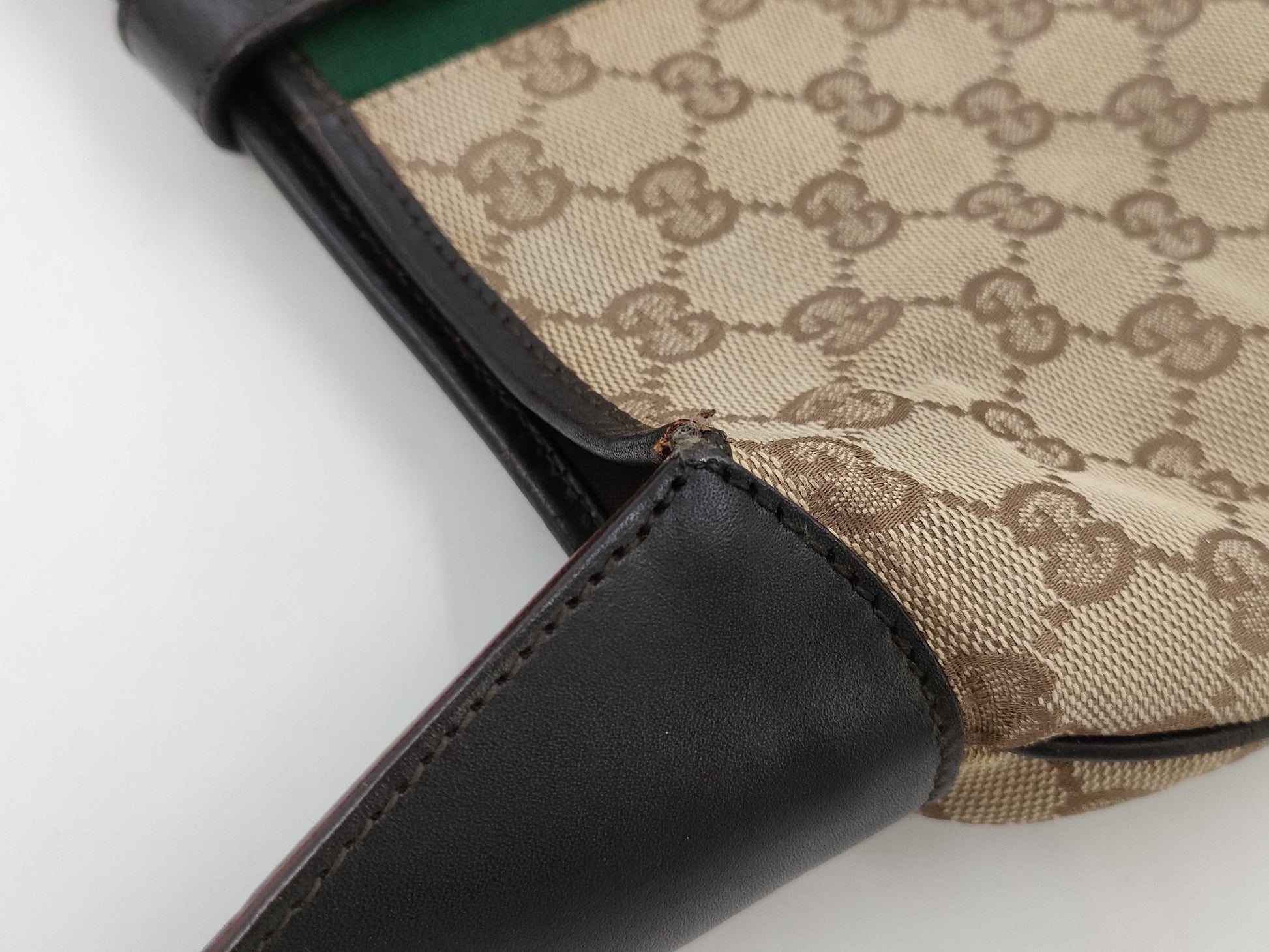 GUCCI GUCCI Jackie Bag Sherry Line GG Canvas Shoulder Bag