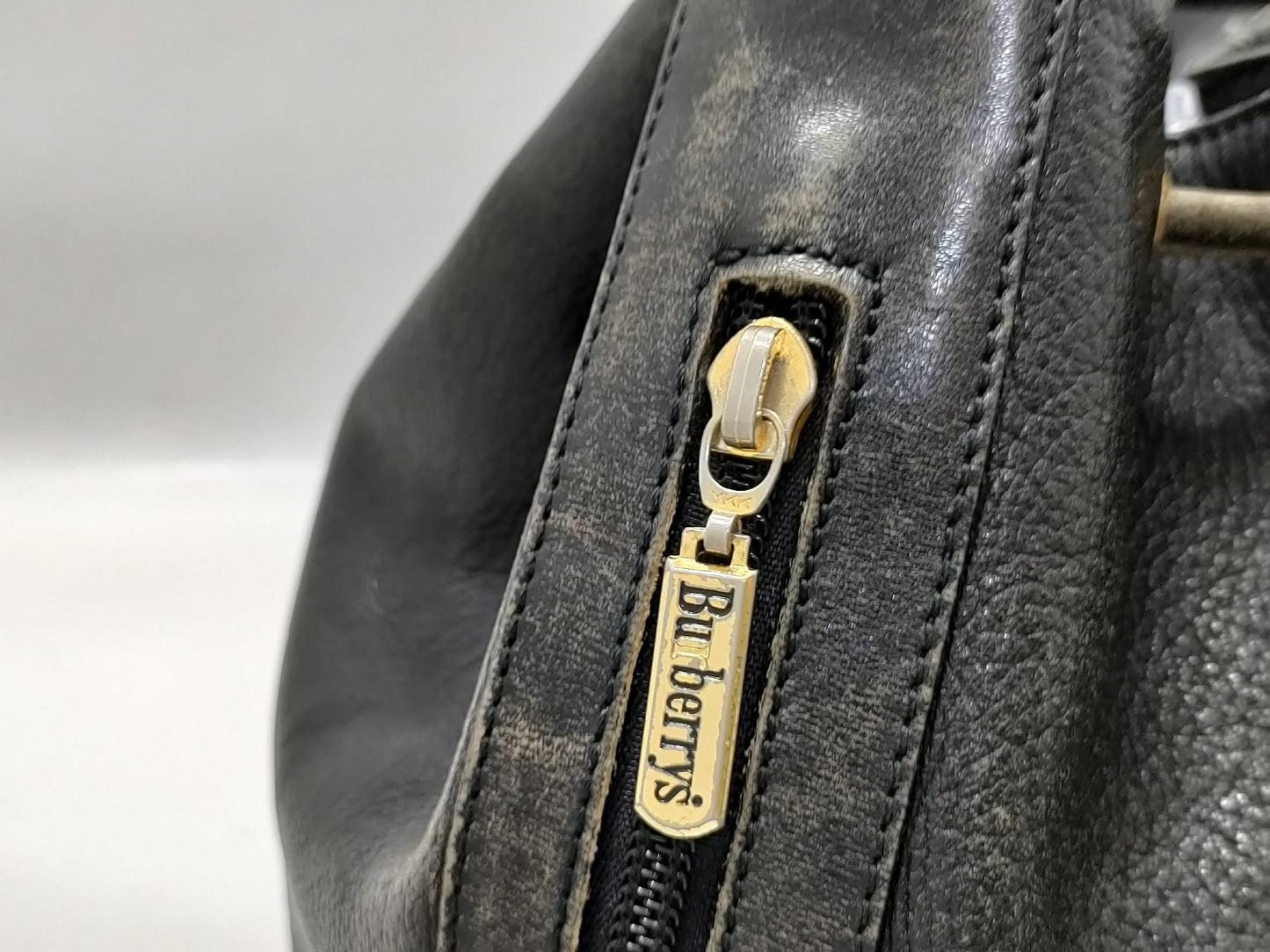 Burberry 6938 Drawstring Shoulder Bag, Black