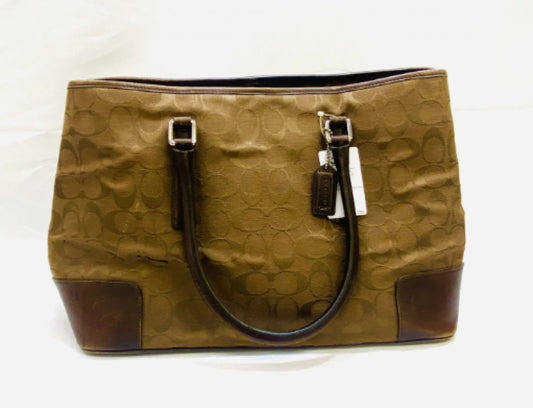 COACH Signature H1J-6089 Brown Tote Bag