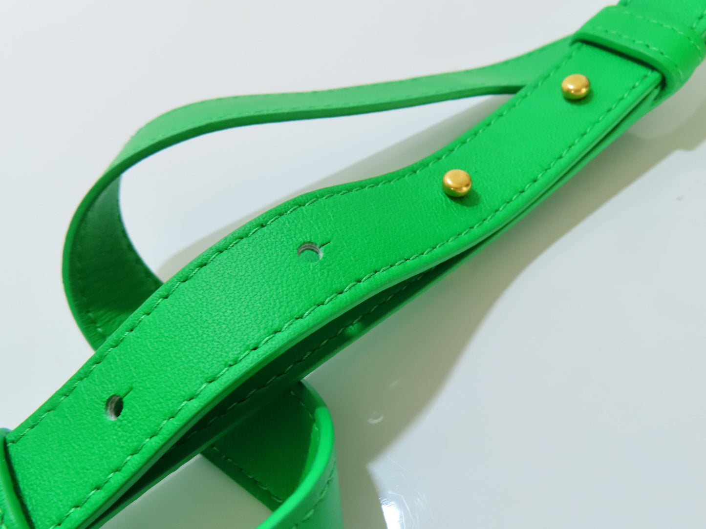 BOTTEGA VENETA Intrecciato Cassette Green Shoulder Bag