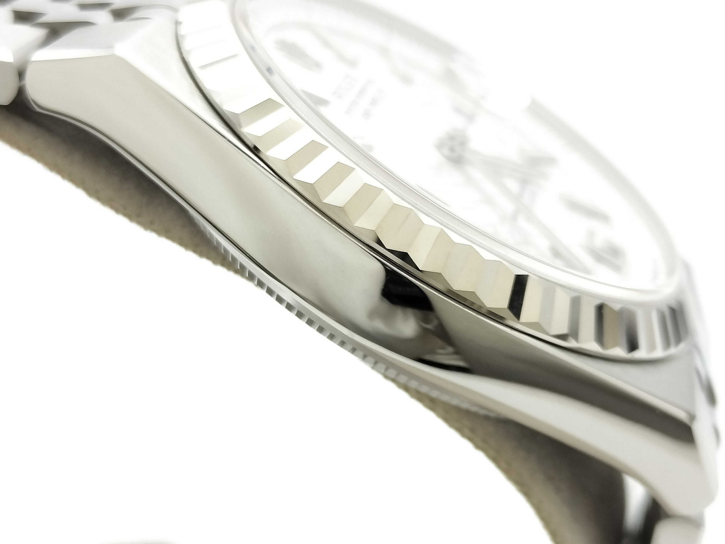 ROLEX Land-Dweller 127234 838C04C5 White Dial Honeycomb Motif Men's Watch