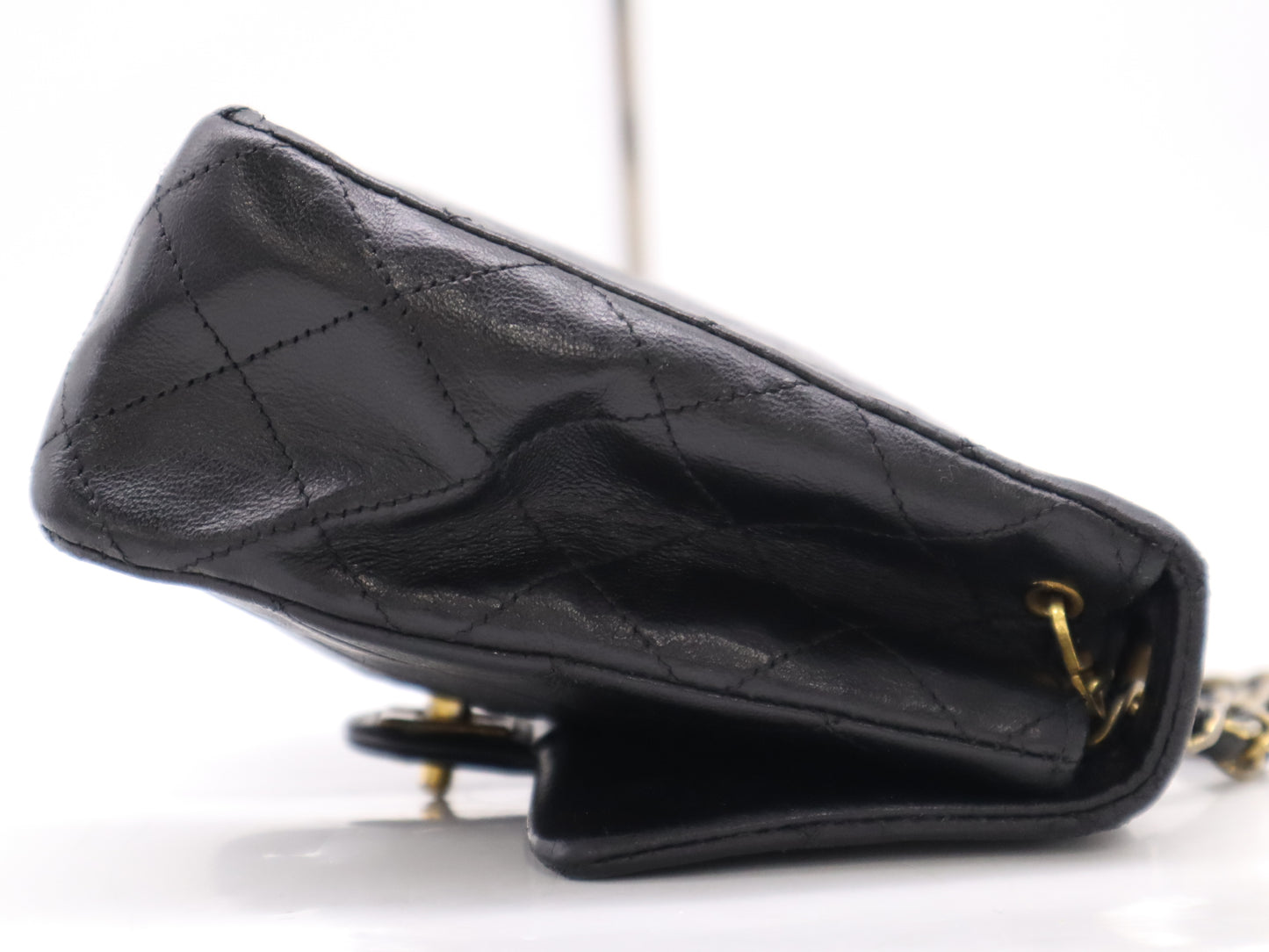 CHANEL Matelasse Mini Matelasse 20 Lambskin Single Flap Single Chain Shoulder Bag