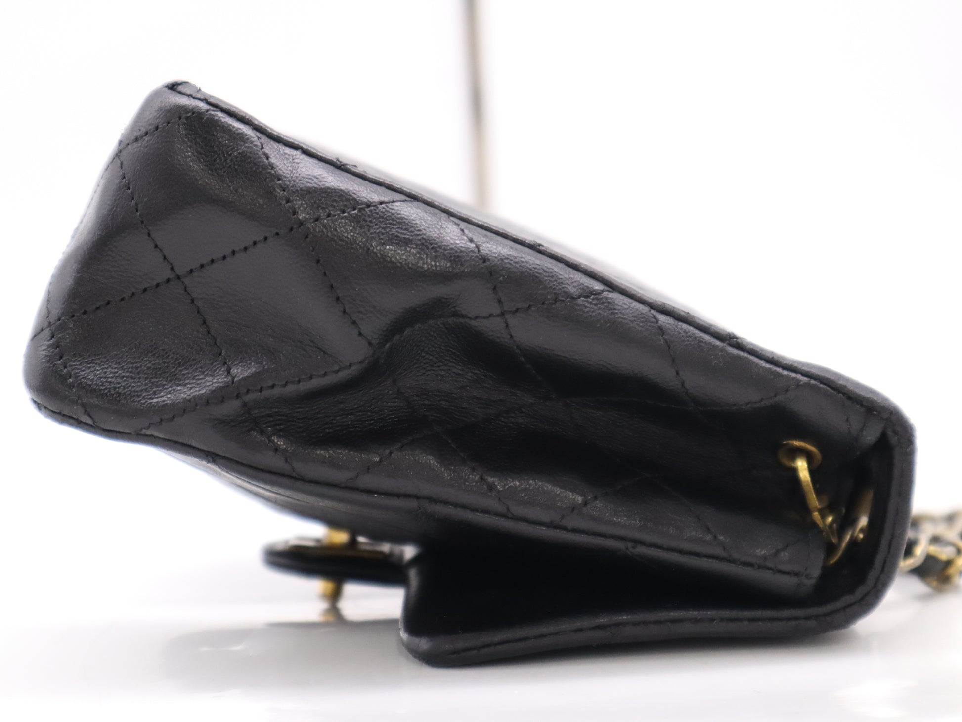 CHANEL Matelasse Mini Matelasse 20 Lambskin Single Flap Single Chain Shoulder Bag