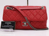 CHANEL Lambskin Matelasse 26 S Flap Double Chain Shoulder Bag with Sterling Silver Hardware, Red Seal and Card Included, 20776679
