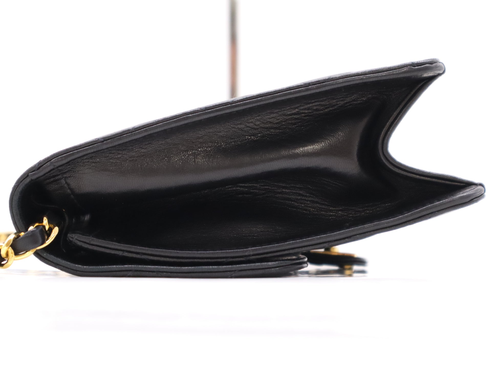 CHANEL Lambskin Matelasse 22 Shoulder Bag, Small Flap, Small Chain, Push Lock, Grand Design Hardware, Black Seal, 4014386