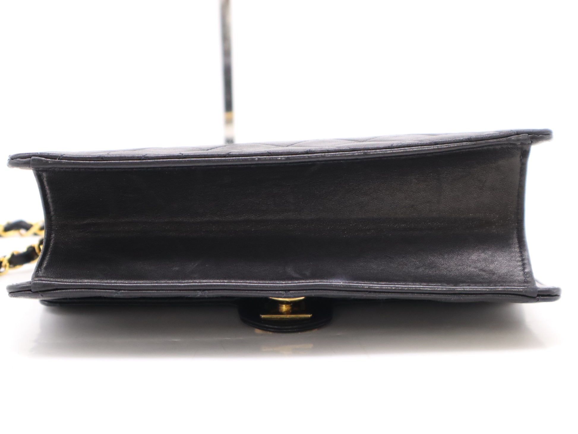 CHANEL Lambskin Matelasse 22 Shoulder Bag, Small Flap, Small Chain, Push Lock, Grand Design Hardware, Black Seal, 4014386