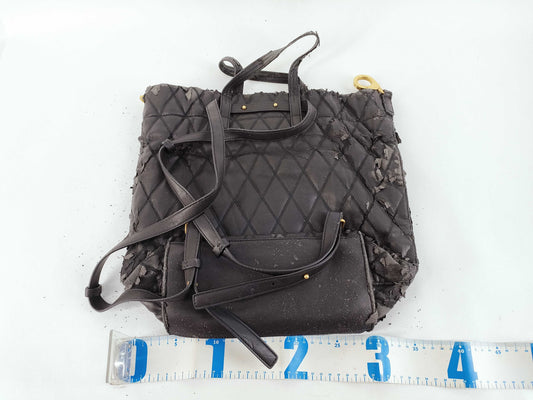 GIVENCHY 2-way black leather shoulder bag