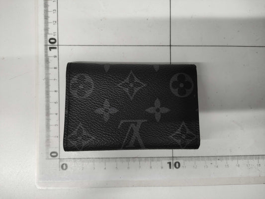 LOUIS VUITTON Monogram Eclipse Multicle 6 M82603 RFID Initial Key Case/Key Holder