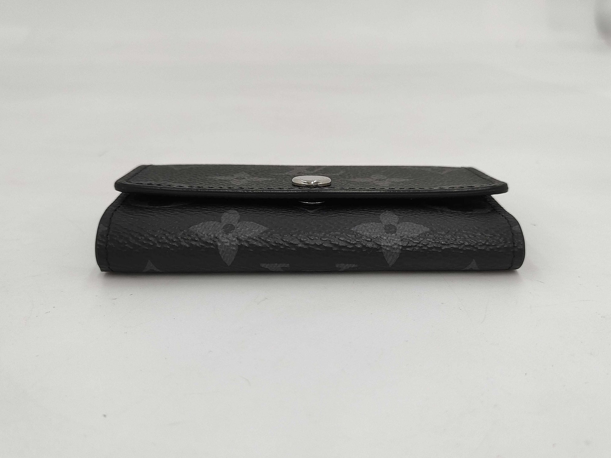 LOUIS VUITTON Monogram Eclipse Multicle 6 M82603 RFID Initial Key Case/Key Holder