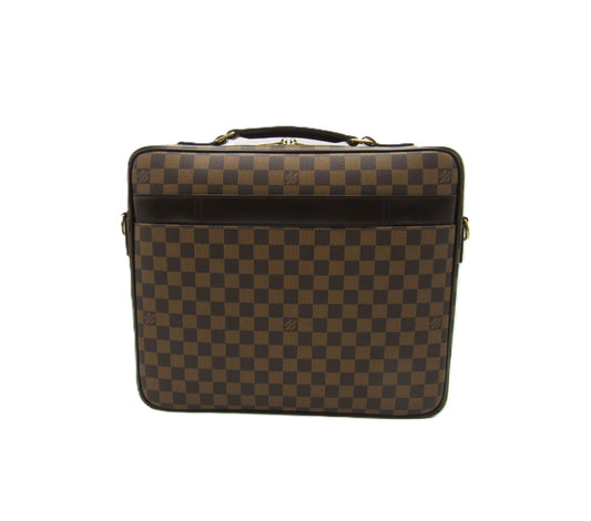 LOUIS VUITTON Porte Ordinatur Savana Damier N58020 G Hardware Business Bag