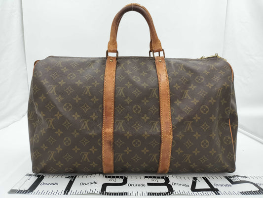 LOUIS VUITTON Monogram Keepall 50 Boston Bag
