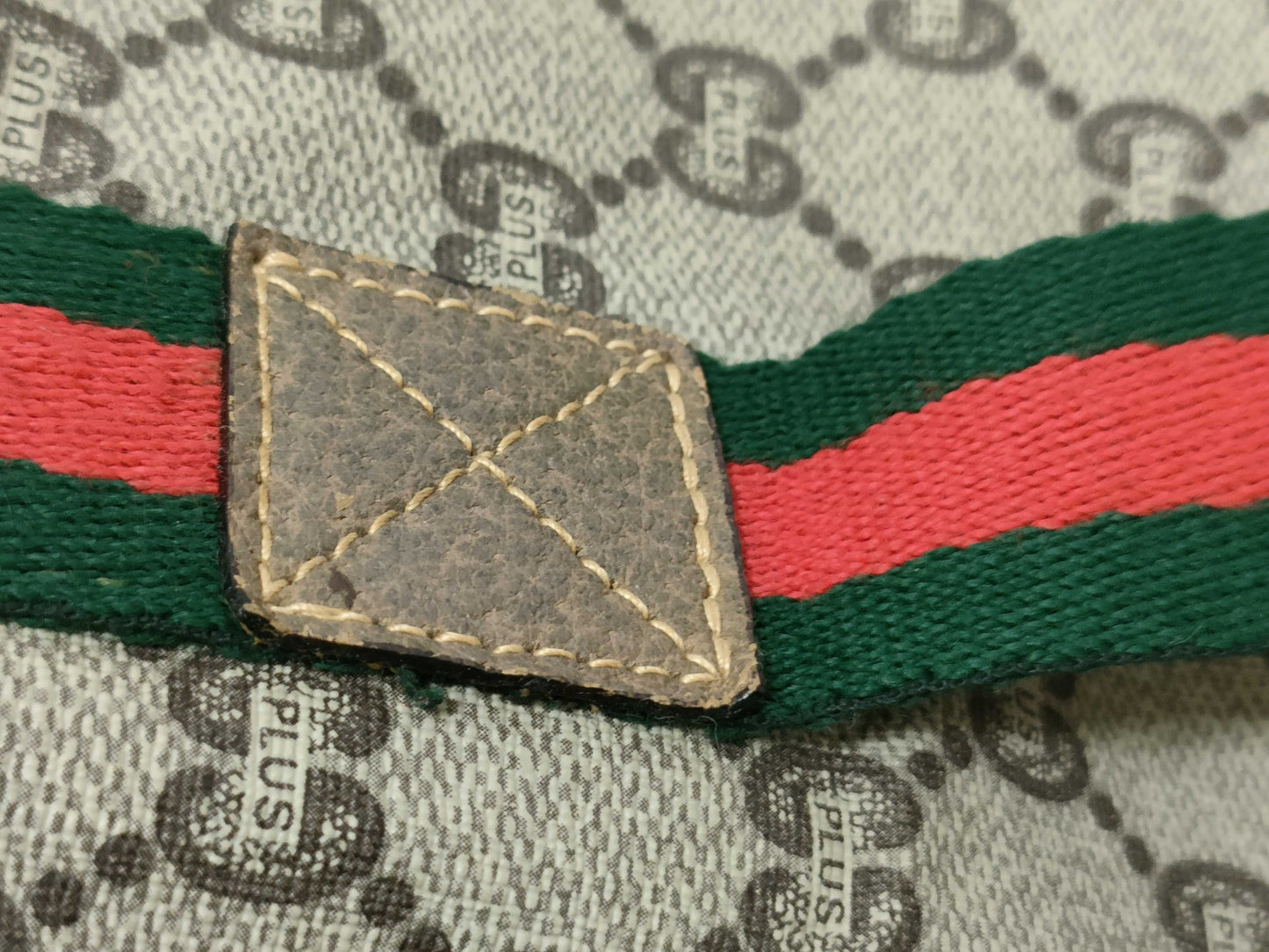 GUCCI GG Plus Sherry Line Boston Bag