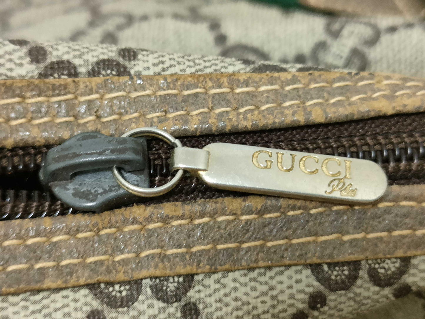 GUCCI GG Plus Sherry Line Boston Bag