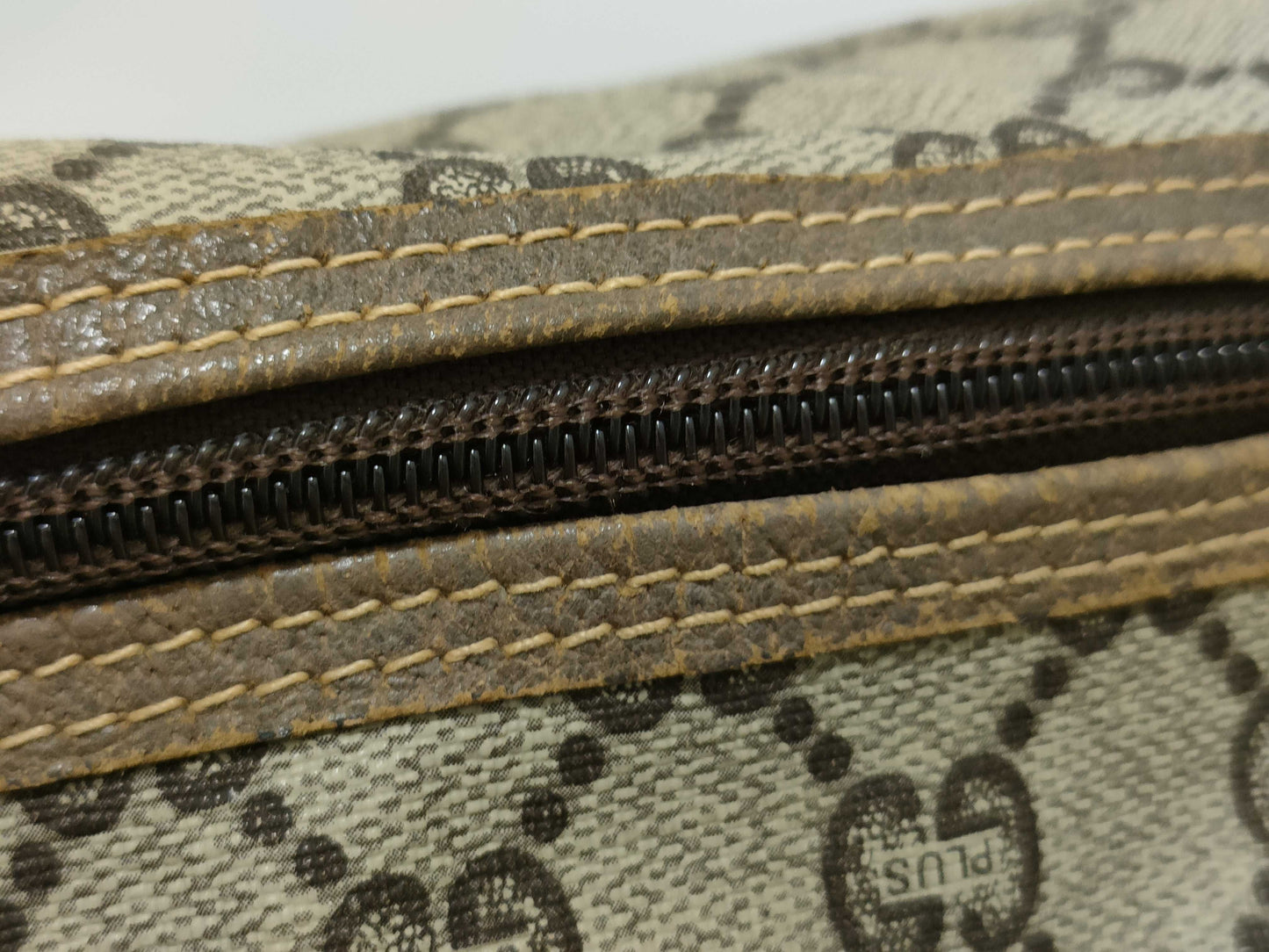 GUCCI GG Plus Sherry Line Boston Bag