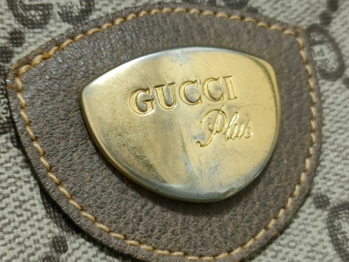 GUCCI GG Plus Sherry Line Boston Bag