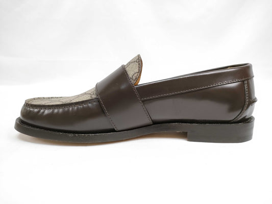 GUCCI GG pattern loafers