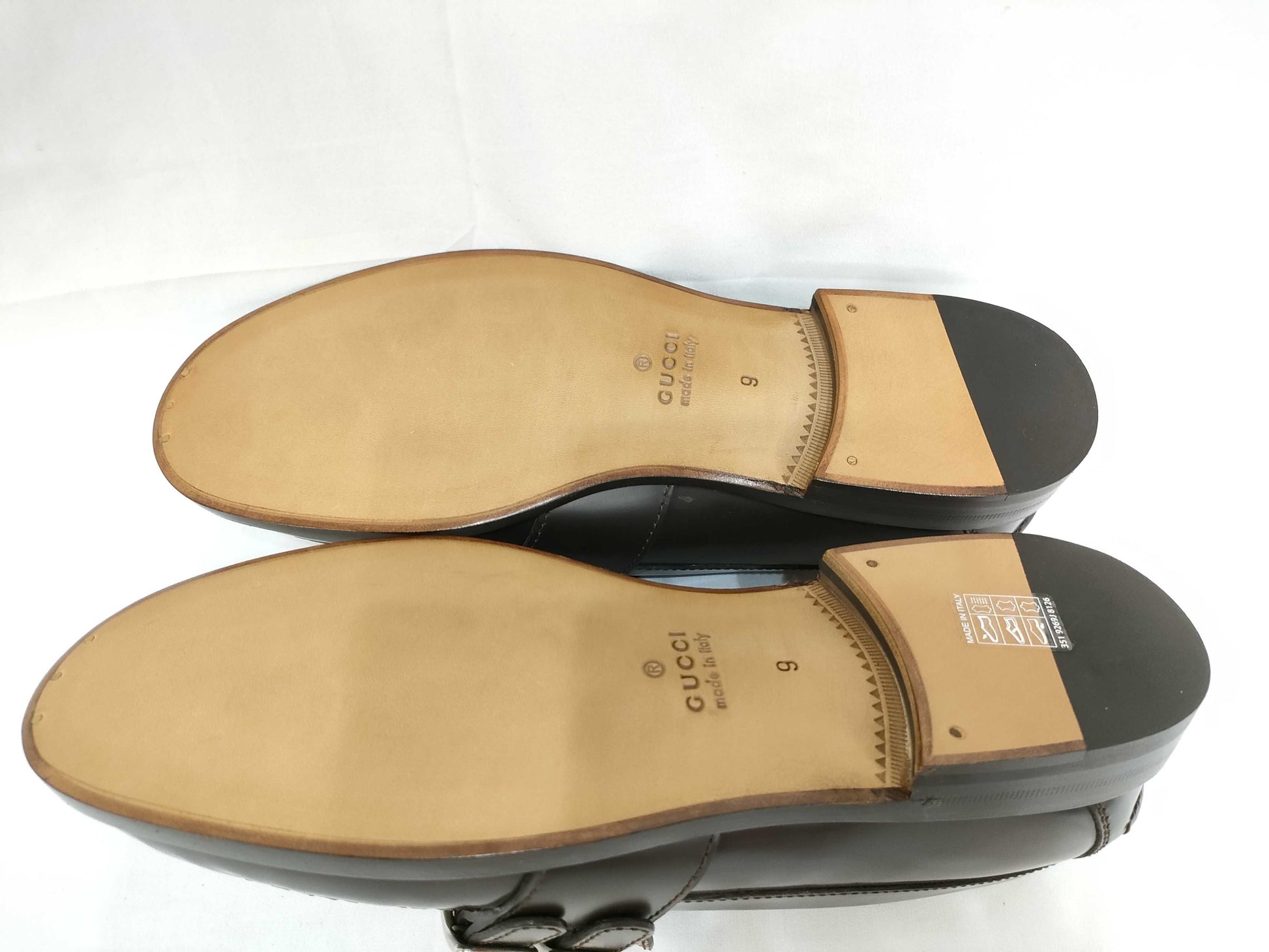 GUCCI GG pattern loafers