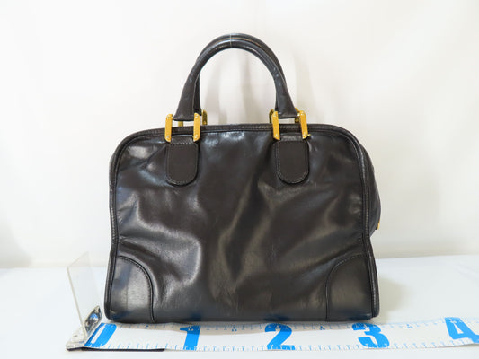 LOEWE Leather Handbag Black Handbag