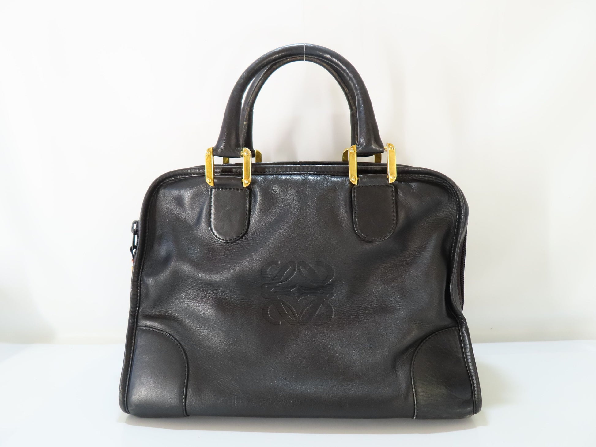 LOEWE Leather Handbag Black Handbag