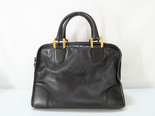LOEWE Leather Handbag Black Handbag