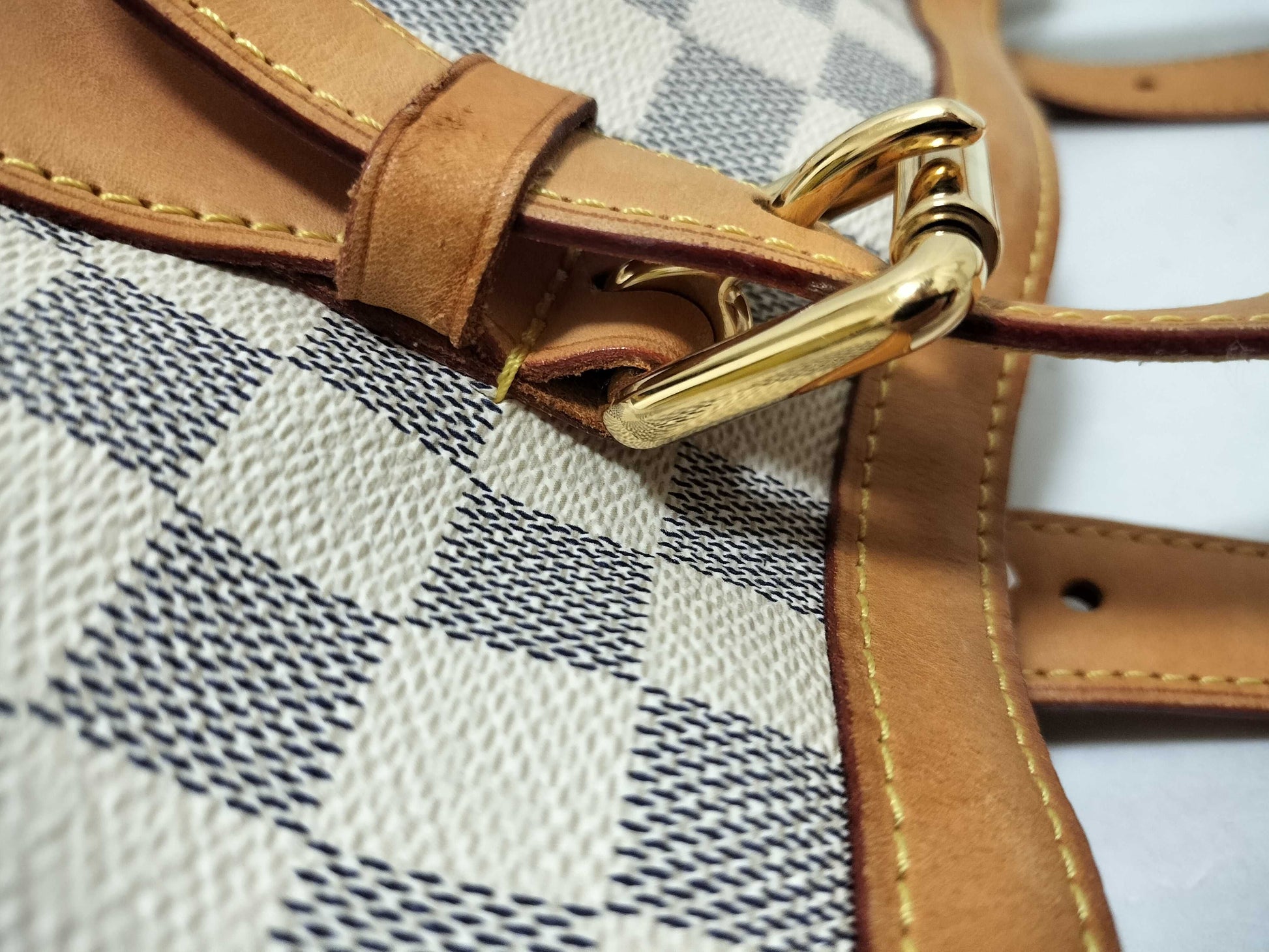 LOUIS VUITTON Damier Azur Hampstead PM Boston Bag N51206