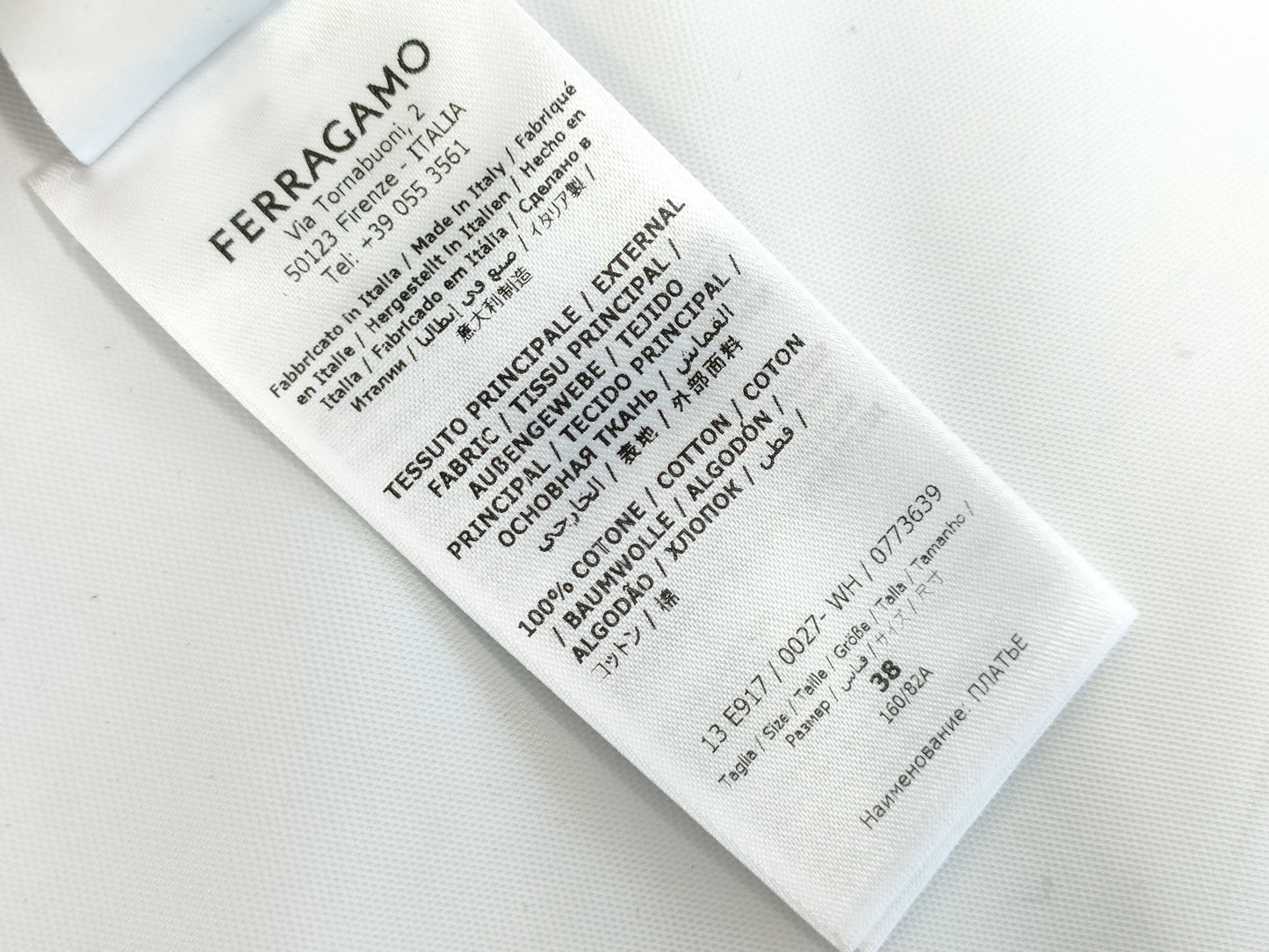 Ferragamo FERRAGAMO tagged dress size 38 dress