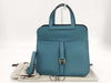 HERMES Arzan 25 Verso Shoulder Bag in Taurillon Clemence Leather, New Blue Jean Leather, Caban, GD Hardware, B Stamp