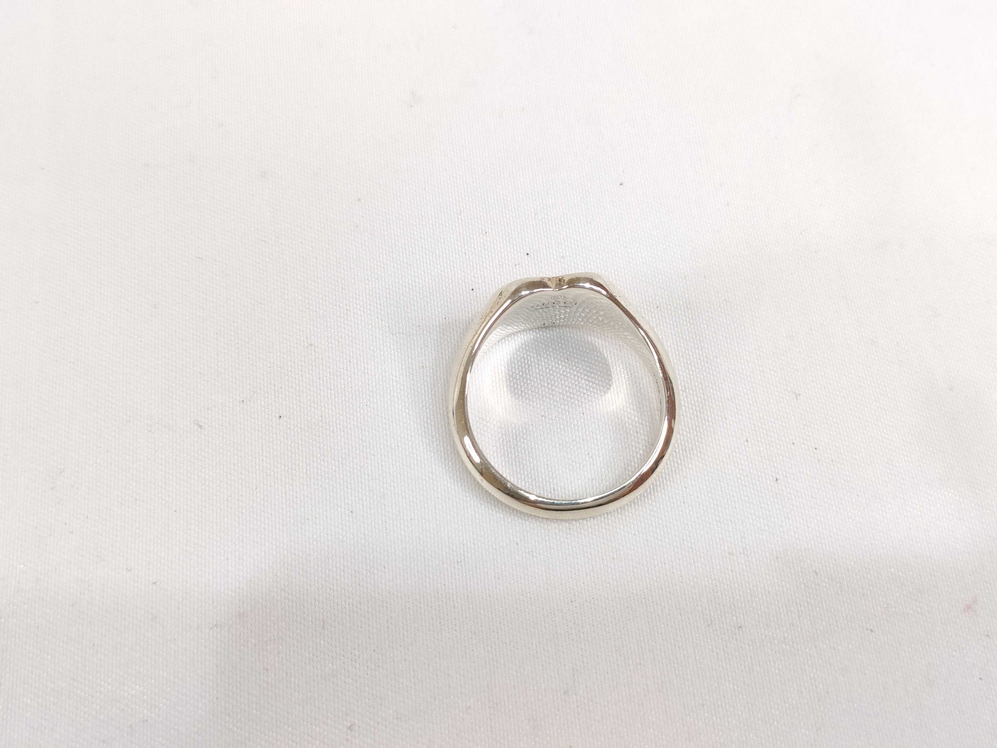 GUCCI Interlocking Heart 925 4.0g Ring