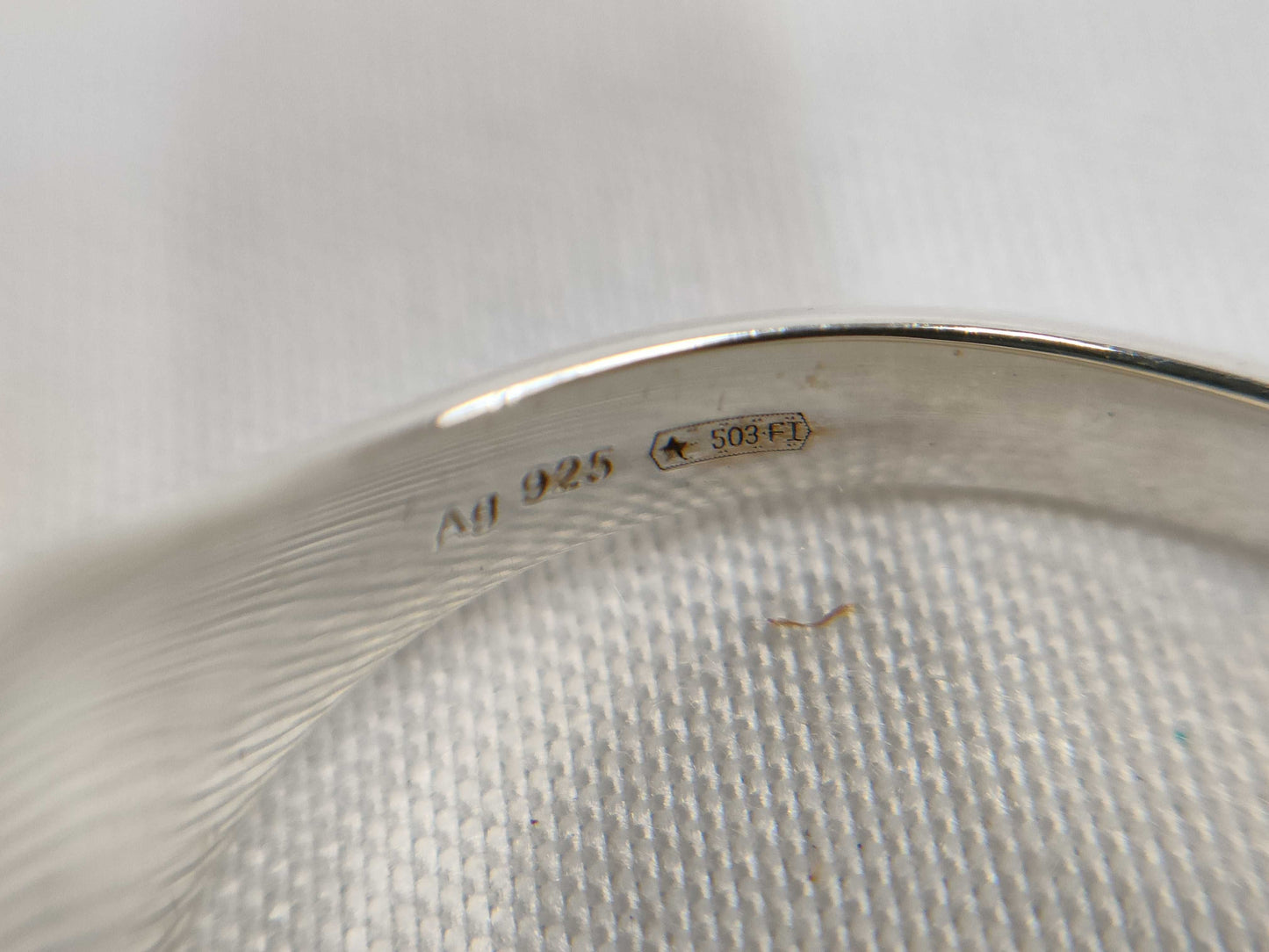 GUCCI Interlocking Heart 925 4.0g Ring