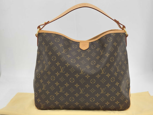 LOUIS VUITTON Monogram Delightful Brown Handbag