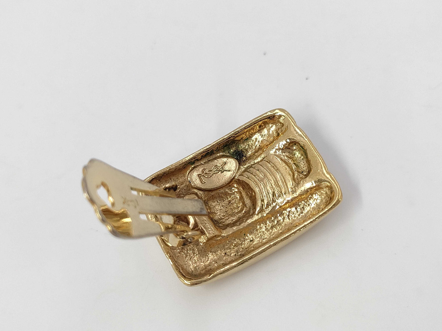 Yves Saint Laurent YSL Gold Earrings