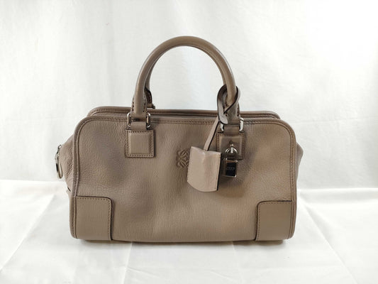 LOEWE Amazona 28 Beige Handbag