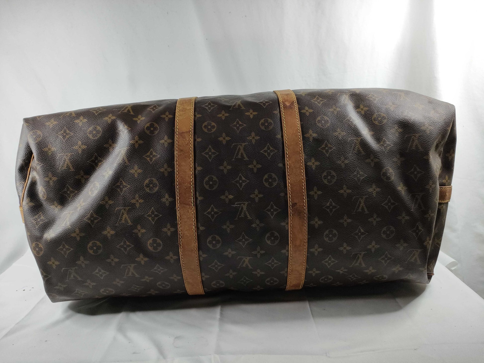 LOUIS VUITTON Monogram Keepall Bandouliere Boston Bag
