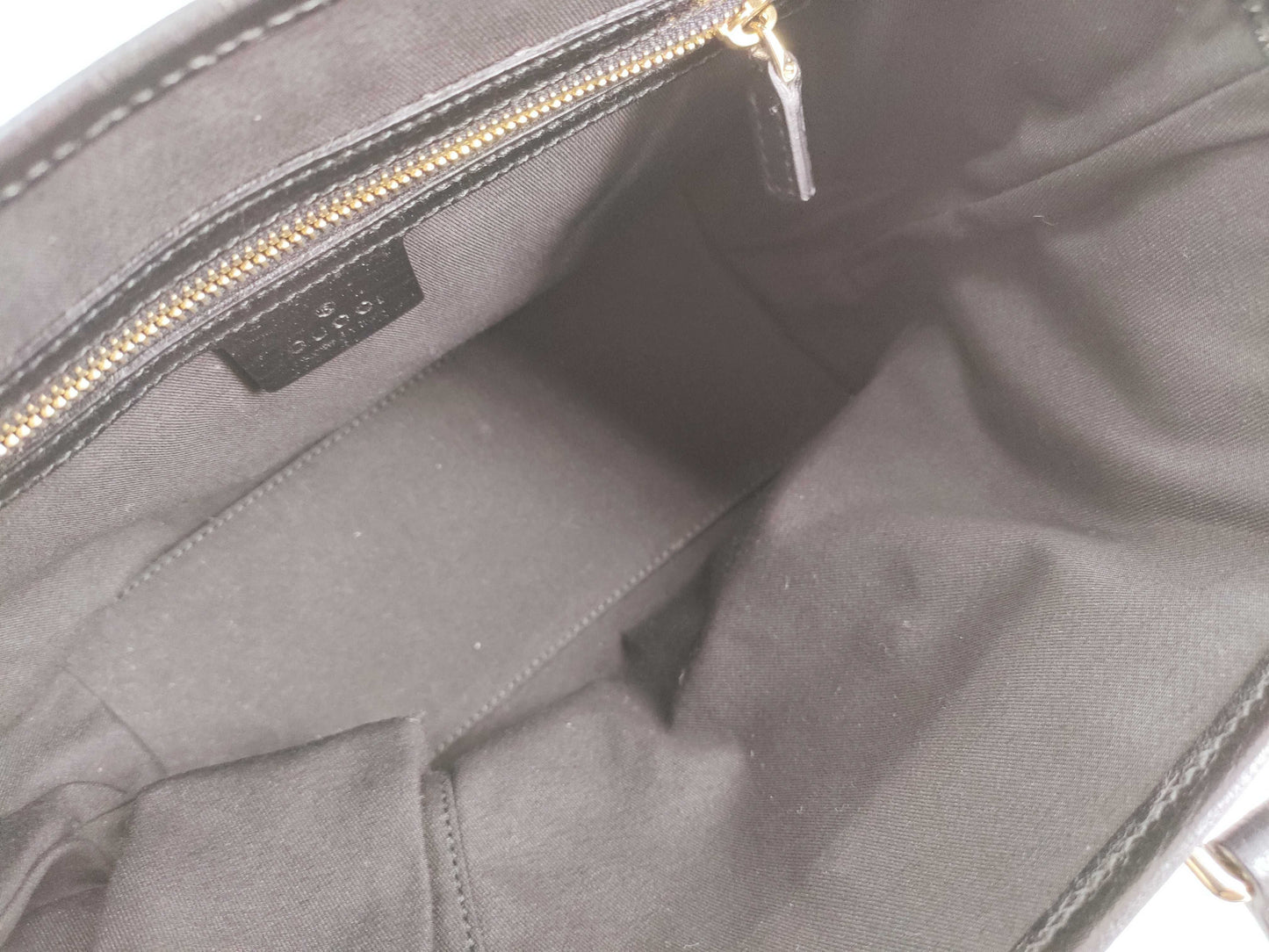 GUCCI GG Canvas Handbag Black