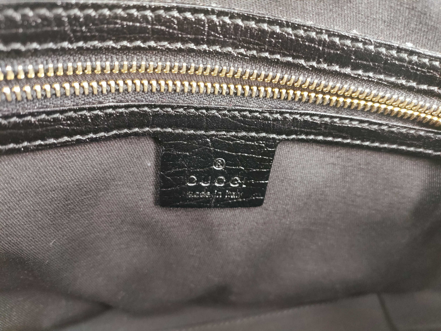GUCCI GG Canvas Handbag Black
