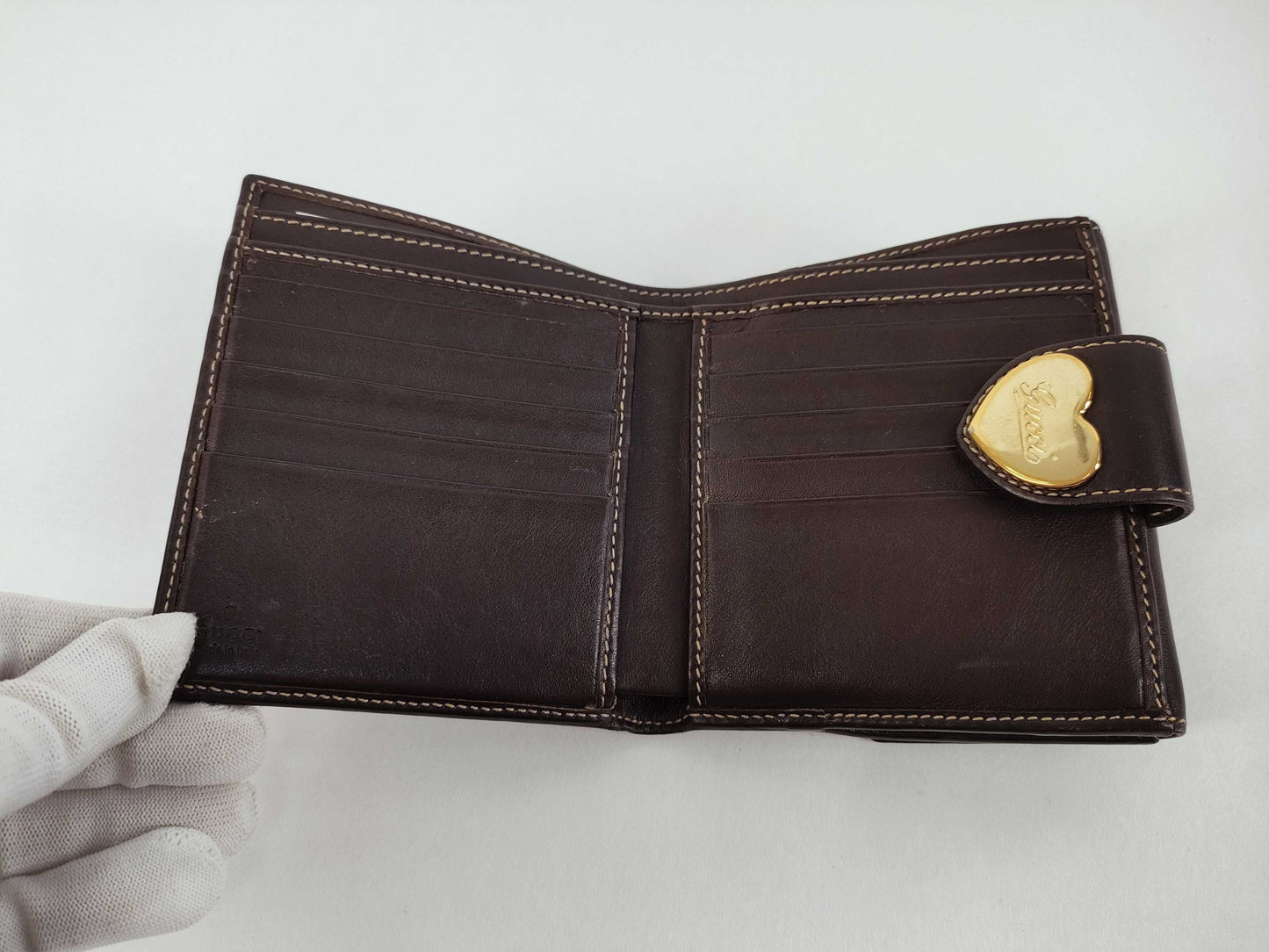 GUCCI GG Canvas Folding Wallet
